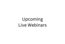  August Live Webinars